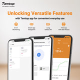 Temtop C1+ CO2 Monitor Indoor Air Quality Monitor for CO2, Temperature and Humidity with App and Data History