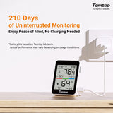 Temtop T1 Bluetooth Indoor Thermometer and Hygrometer, Room Temperature Humidity Monitor