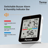 Temtop T1 Bluetooth Indoor Thermometer and Hygrometer, Room Temperature Humidity Monitor