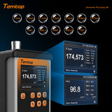 Temtop PMD 371 Aerosol Monitor Handheld Particle Counter Dust Monitor, Seven Outputs of Particle Numbers, Concentrations of Five Particles Types