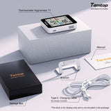 Temtop T1 Bluetooth Indoor Thermometer and Hygrometer, Room Temperature Humidity Monitor