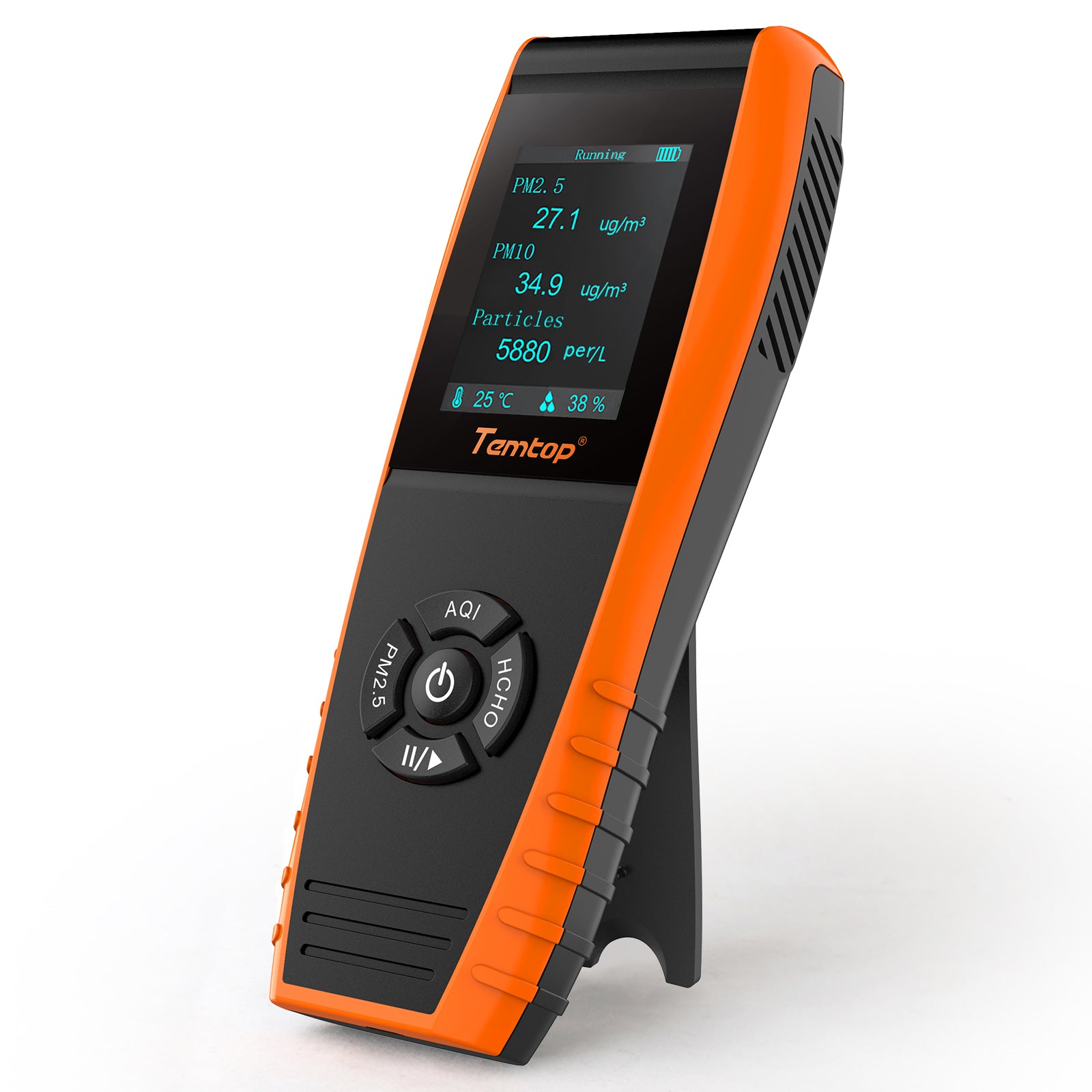 Medidor de CO2 Monitor de CO2 de calidad del aire interior, medidor de  humedad de temperatura con función de alarma fábrica precalibrada