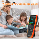 Temtop LKC-1000E Air Quality Detector, Professional Sensor, Air Quality Monitor Detector for HCHO PM2.5 PM10 Testing